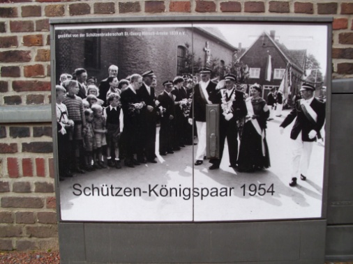 Schützenkönigspaar - 1954