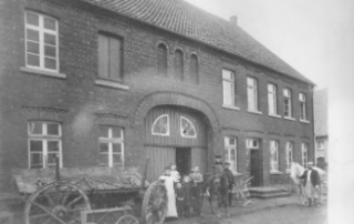 Schmiede Pälmke, Dorfstraße, um 1909